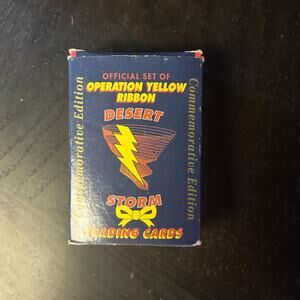 Official Set of OPERATION YELLOW RIBBON Desert Storm Commemorative Edition Cards